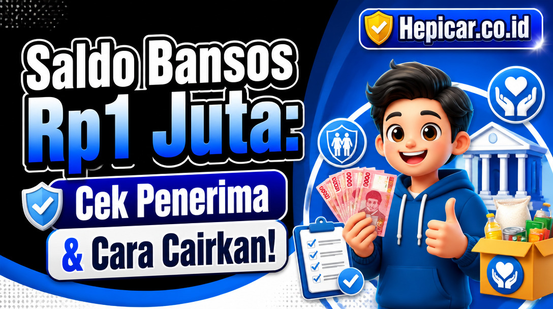 Saldo Bansos Rp1 Juta: Cek Penerima & Cara Cairkan!
